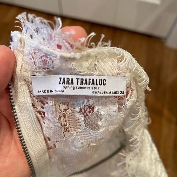 Zara white lace top - Picture 4 of 5